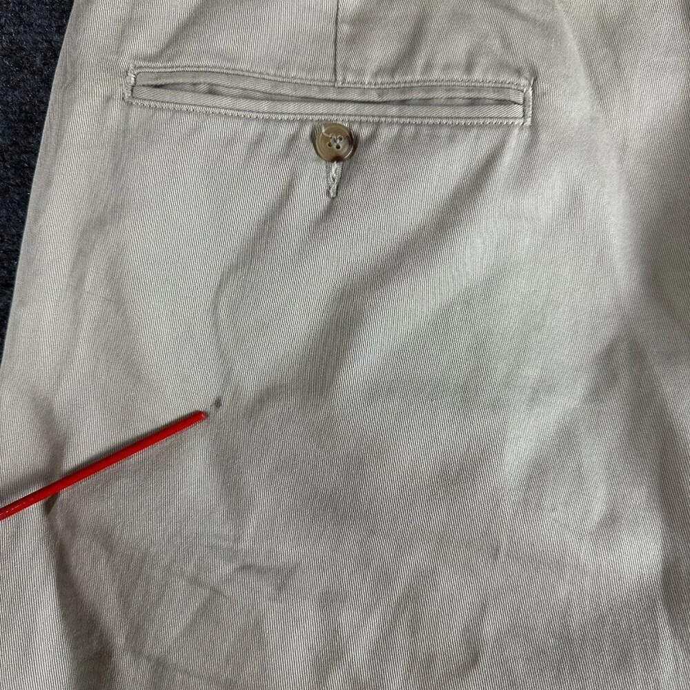 Polo Ralph Lauren Pants Mens 38 X 31 Classic Fit Chino Tan Cotton Pockets Logo